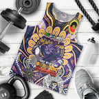 Custom NAIDOC Week 2024 Storm Men Tank Top Mascot Rugby