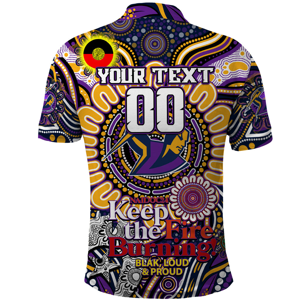 Custom NAIDOC Week 2024 Storm Polo Shirt Mascot Rugby