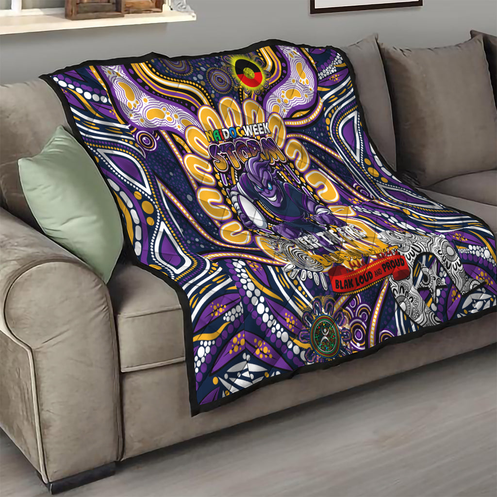 NAIDOC Week 2024 Storm Quilt Mascot Rugby