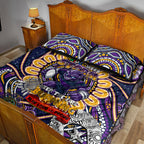 NAIDOC Week 2024 Storm Quilt Bed Set Mascot Rugby