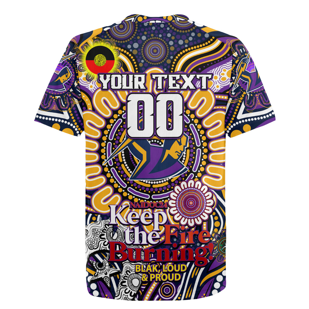 Custom NAIDOC Week 2024 Storm Rugby Jersey Mascot Rugby