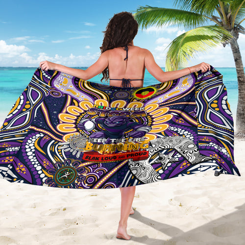 NAIDOC Week 2024 Storm Sarong Mascot Rugby