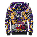 Custom NAIDOC Week 2024 Storm Sherpa Hoodie Mascot Rugby