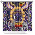 NAIDOC Week 2024 Storm Shower Curtain Mascot Rugby