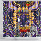 NAIDOC Week 2024 Storm Shower Curtain Mascot Rugby
