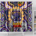 NAIDOC Week 2024 Storm Shower Curtain Mascot Rugby