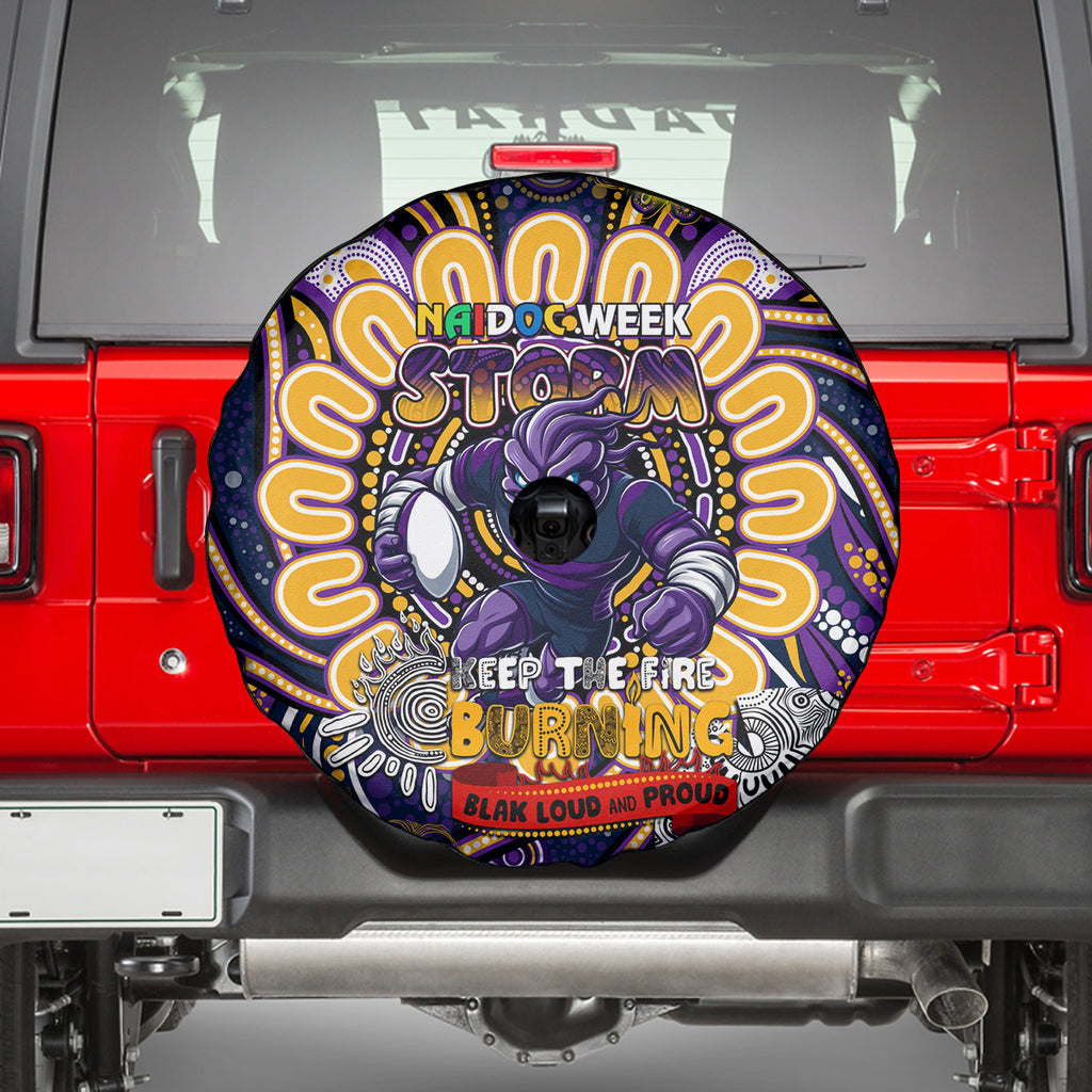 NAIDOC Week 2024 Storm Spare Tire Cover Mascot Rugby