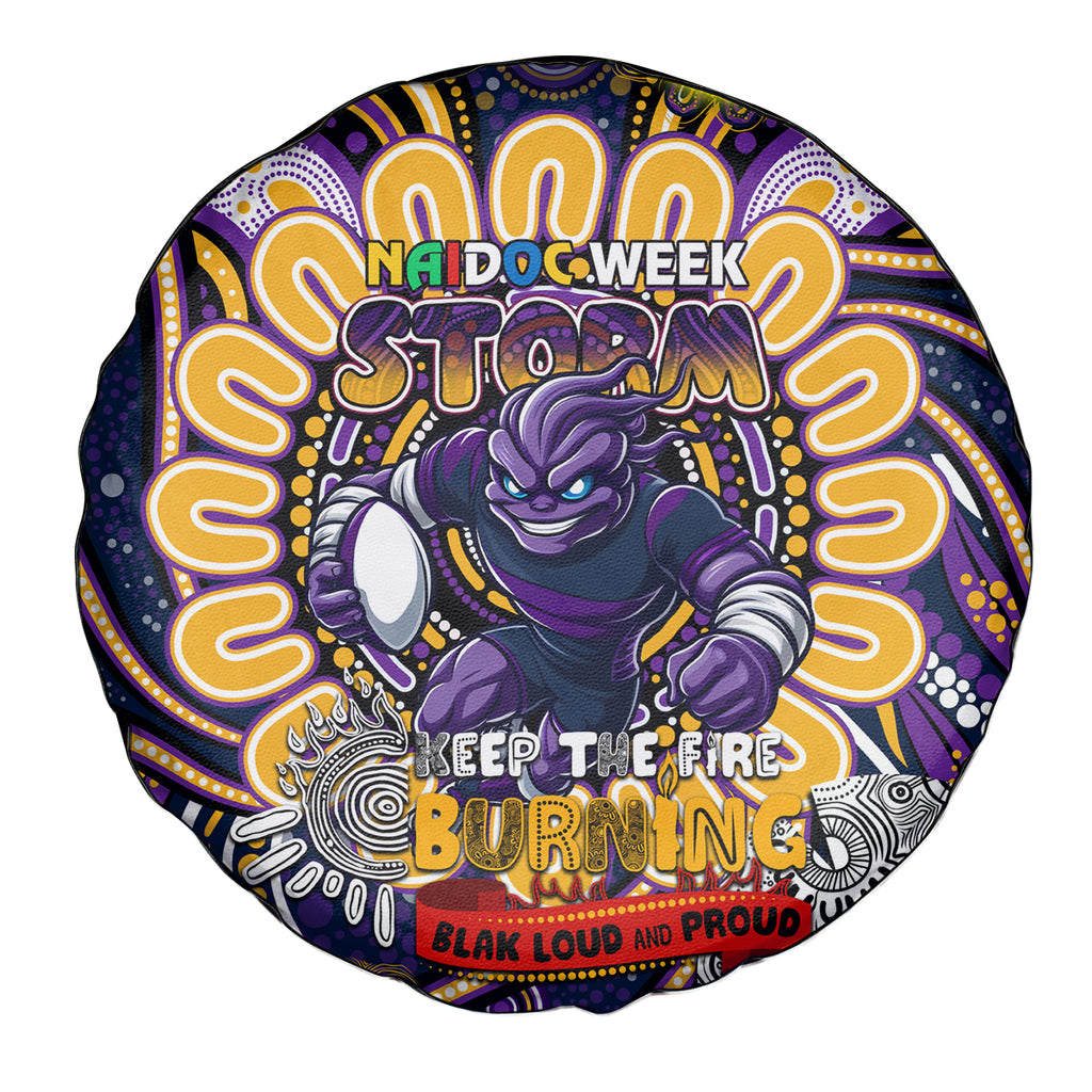 NAIDOC Week 2024 Storm Spare Tire Cover Mascot Rugby