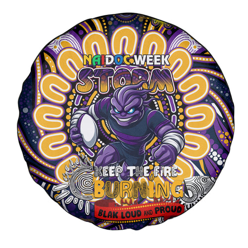 NAIDOC Week 2024 Storm Spare Tire Cover Mascot Rugby