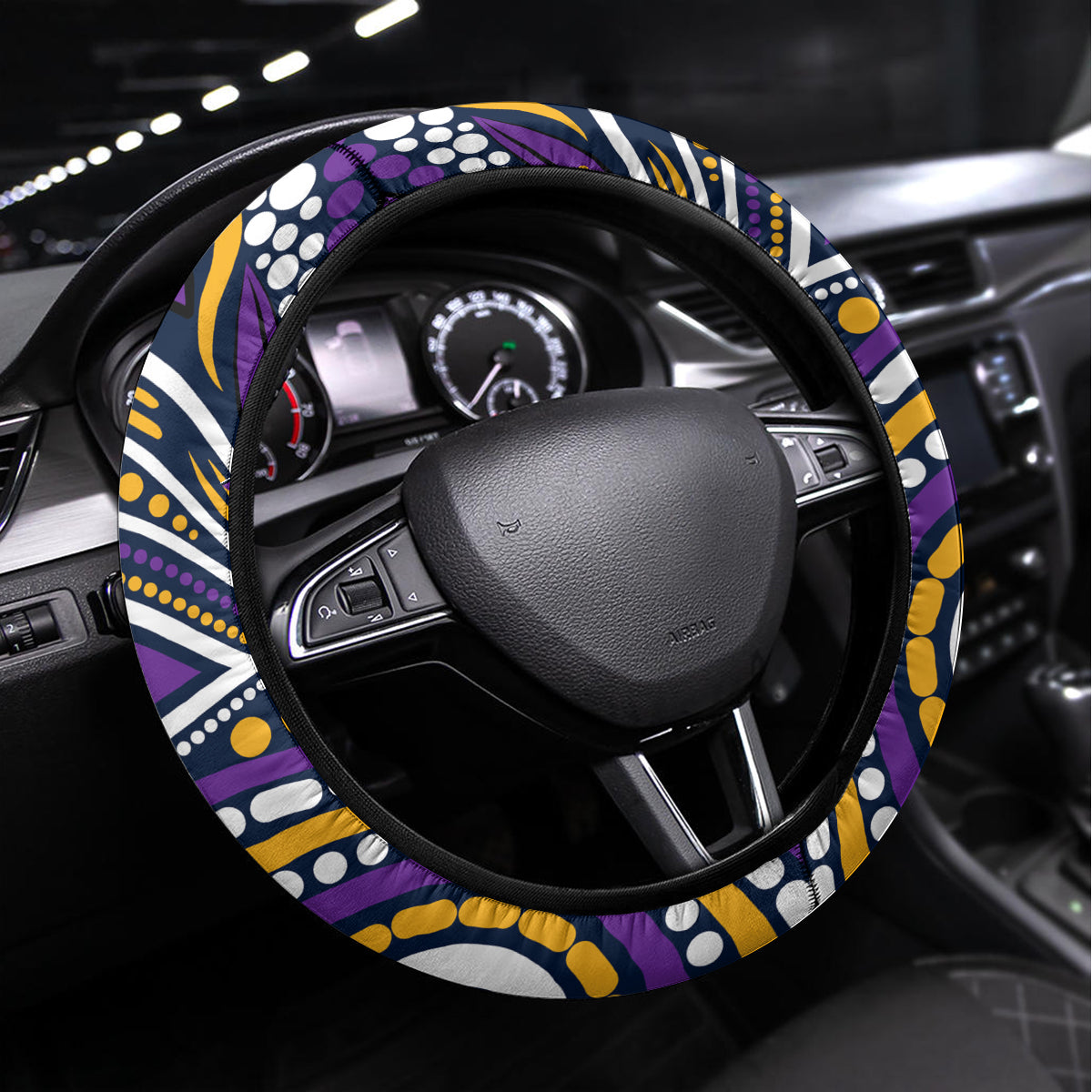 NAIDOC Week 2024 Storm Steering Wheel Cover Mascot Rugby