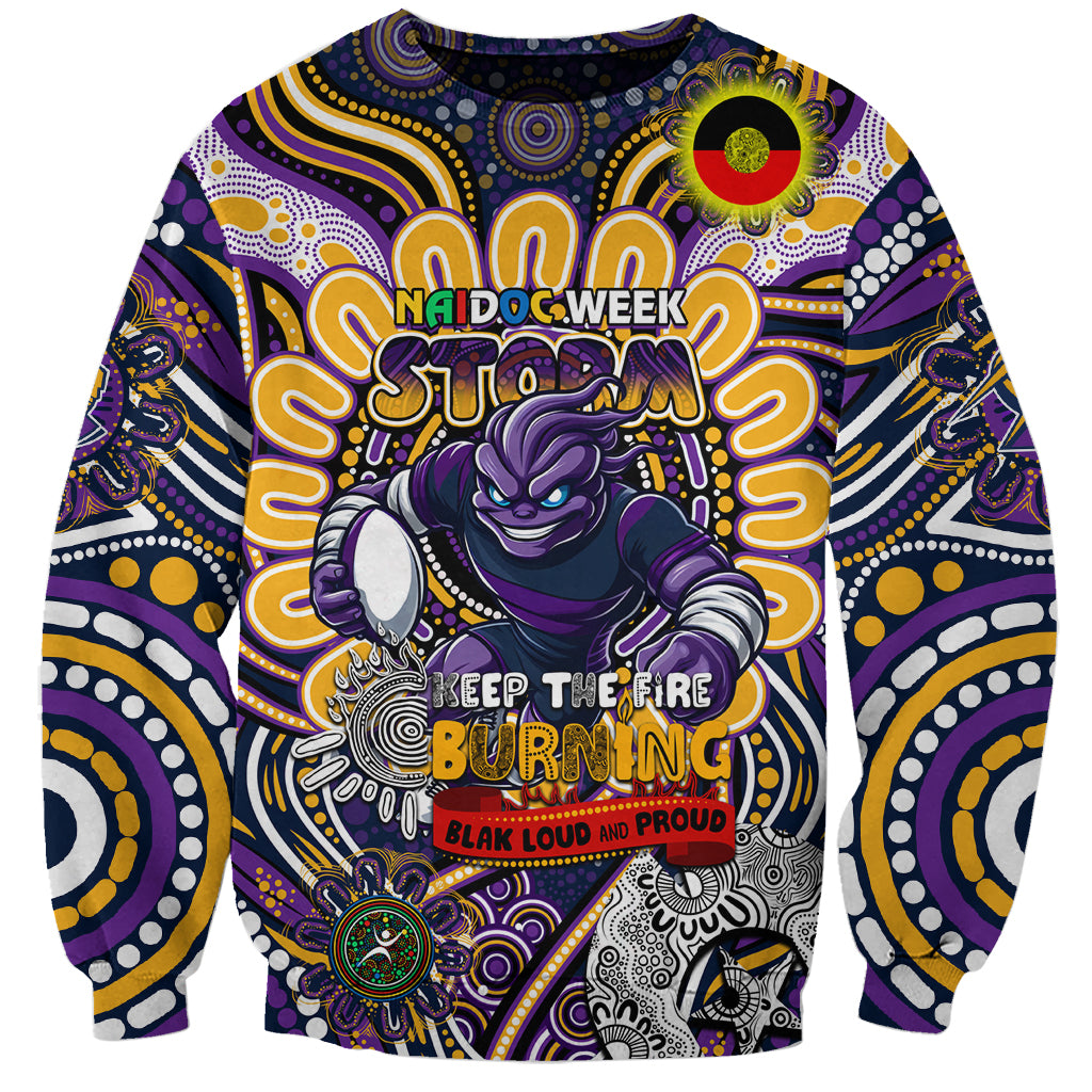 Custom NAIDOC Week 2024 Storm Sweatshirt Mascot Rugby