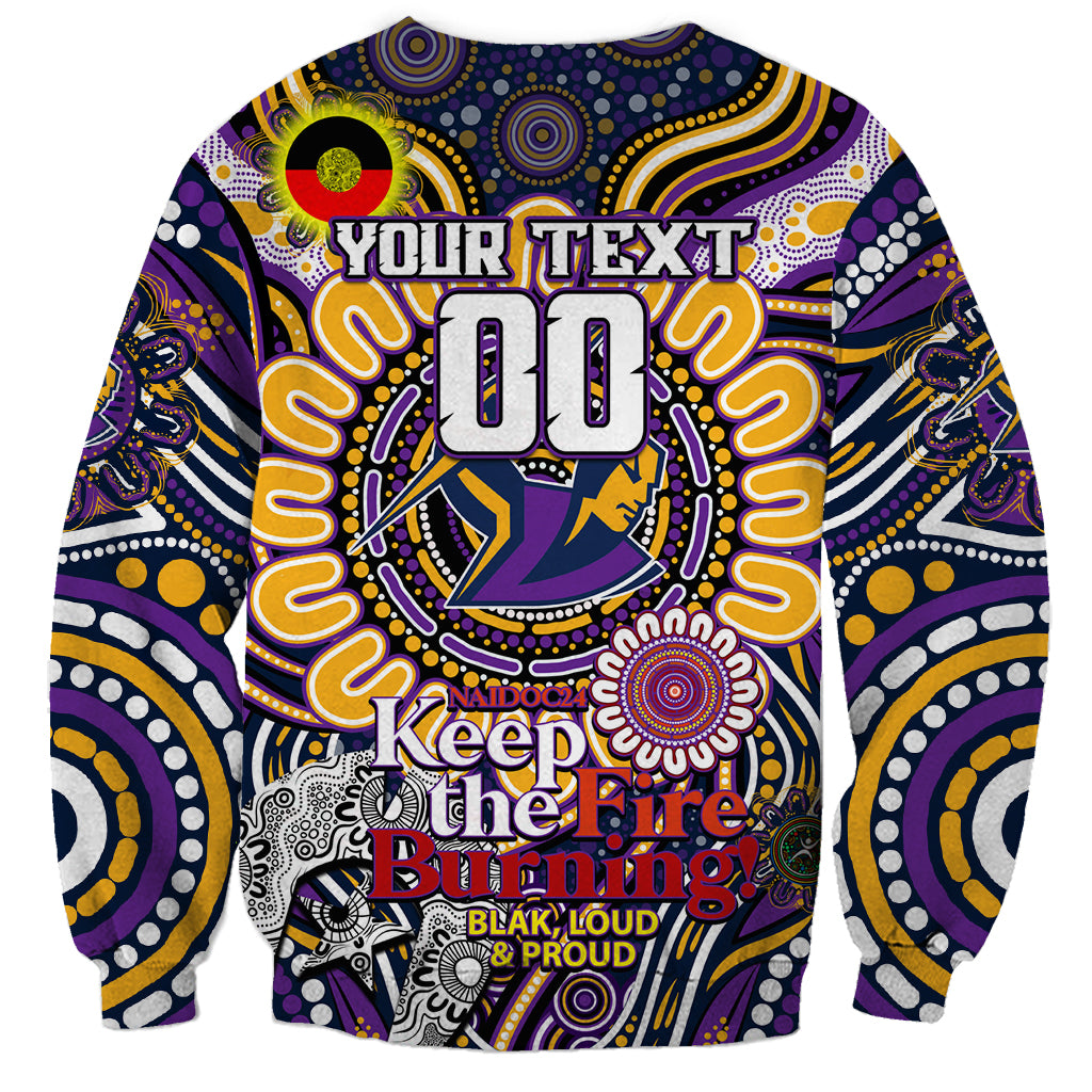 Custom NAIDOC Week 2024 Storm Sweatshirt Mascot Rugby