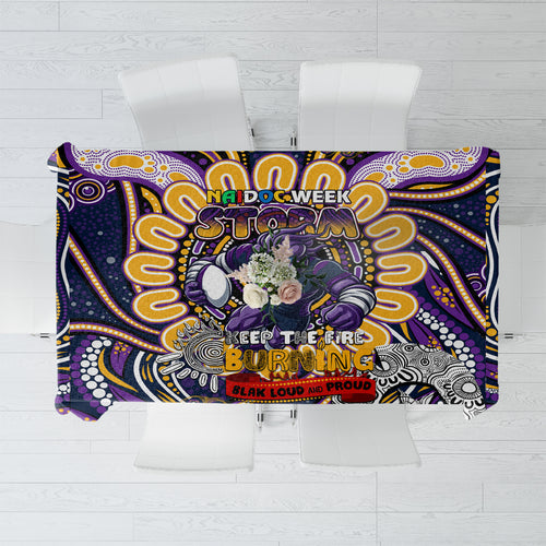 NAIDOC Week 2024 Storm Tablecloth Mascot Rugby