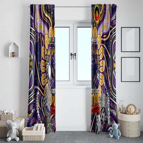 NAIDOC Week 2024 Storm Window Curtain Mascot Rugby