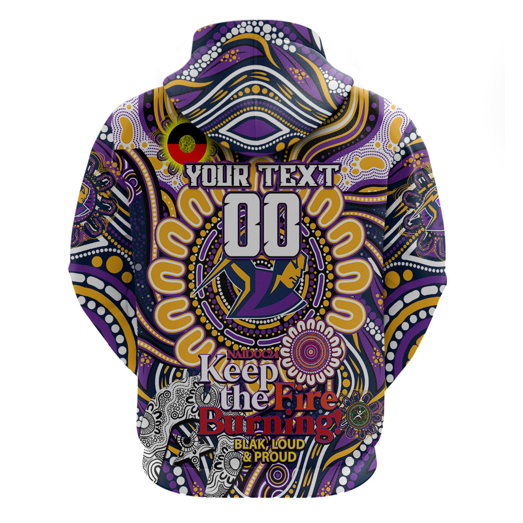 Custom NAIDOC Week 2024 Storm Zip Hoodie Mascot Rugby