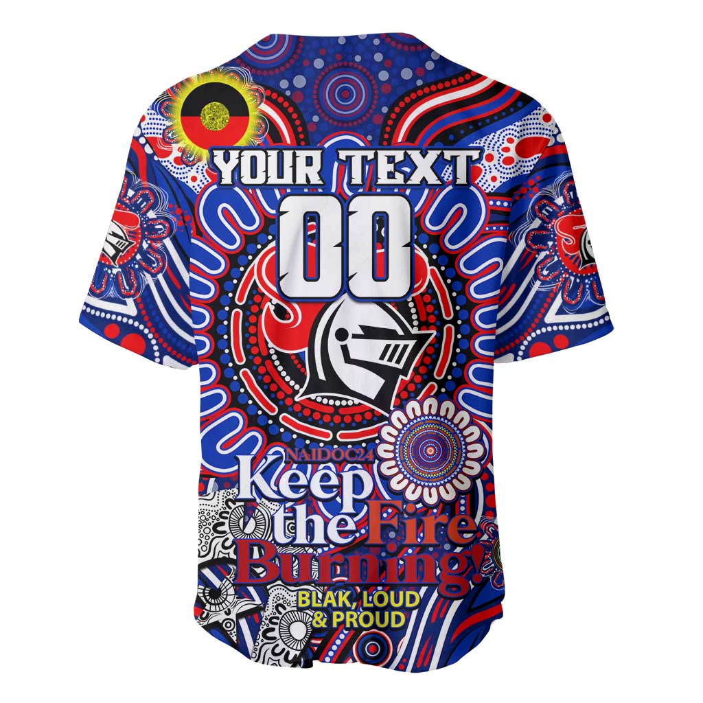 Custom NAIDOC Week 2024 Knights Baseball Jersey Mascot Rugby DT02