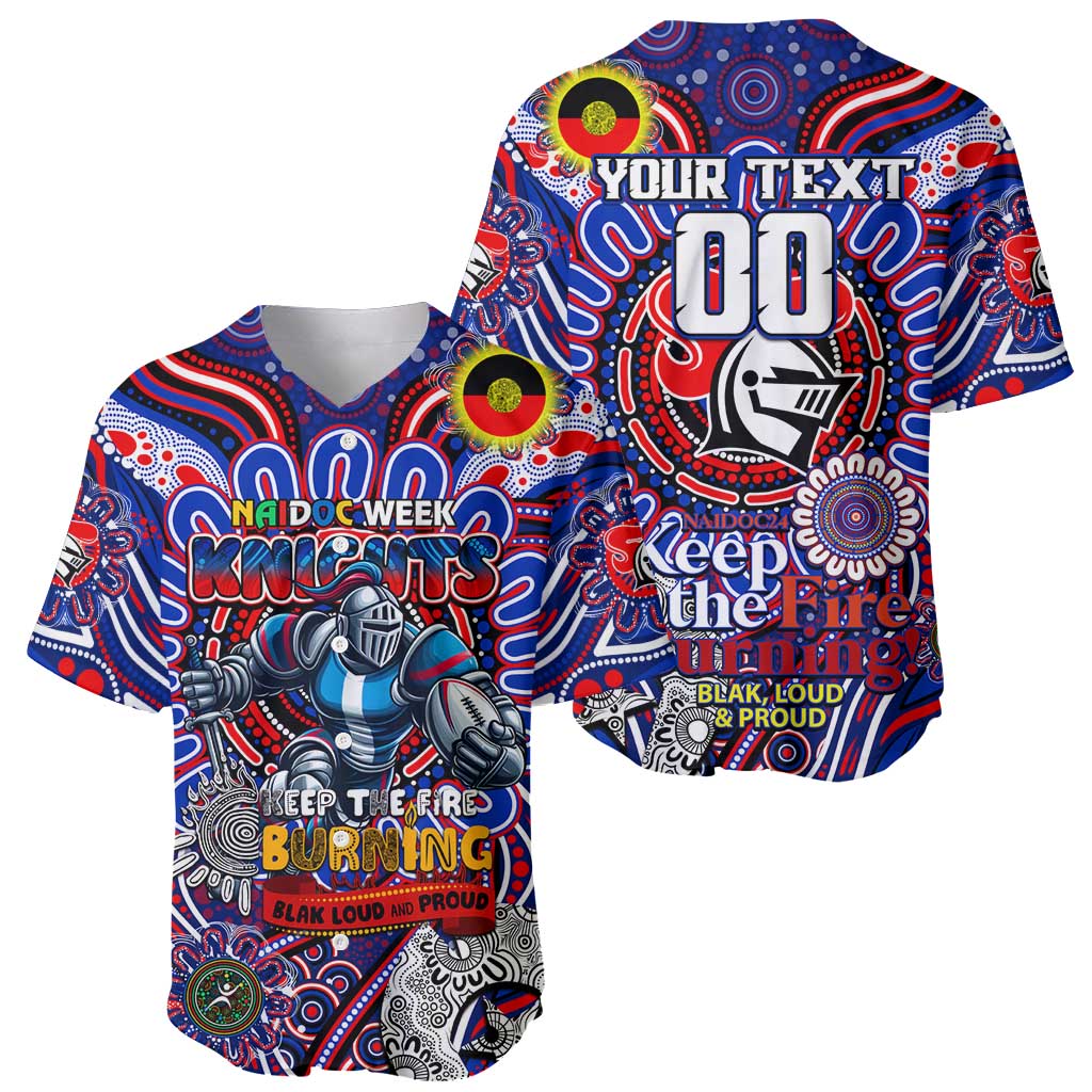 Custom NAIDOC Week 2024 Knights Baseball Jersey Mascot Rugby DT02