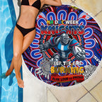NAIDOC Week 2024 Knights Beach Blanket Mascot Rugby