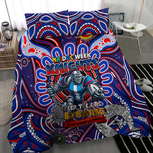 NAIDOC Week 2024 Knights Bedding Set Mascot Rugby