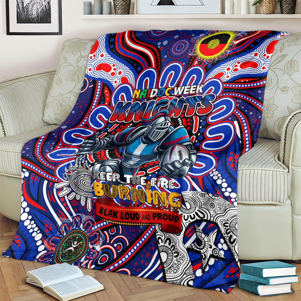 NAIDOC Week 2024 Knights Blanket Mascot Rugby