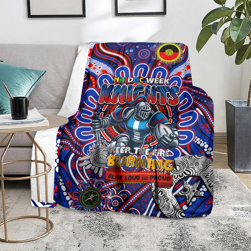 NAIDOC Week 2024 Knights Blanket Mascot Rugby