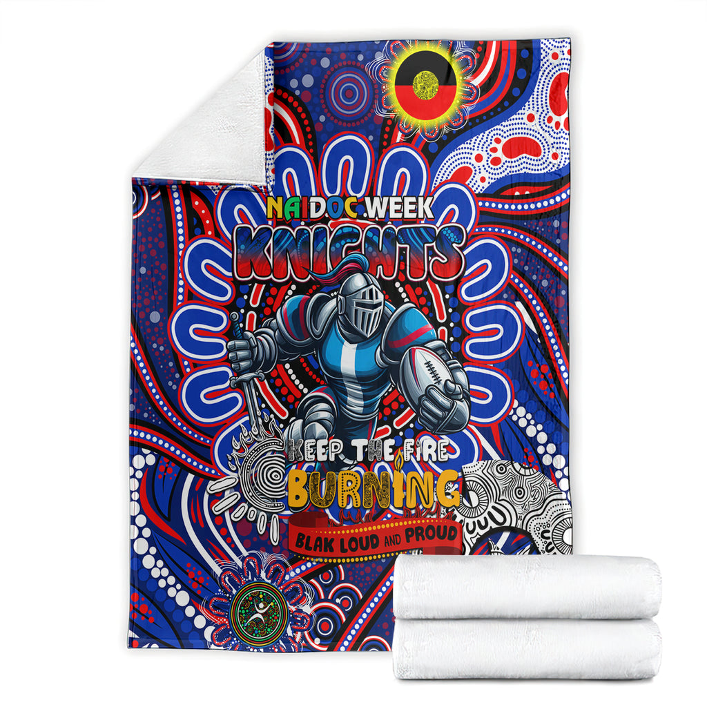 NAIDOC Week 2024 Knights Blanket Mascot Rugby