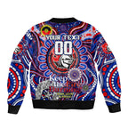 Custom NAIDOC Week 2024 Knights Bomber Jacket Mascot Rugby DT02