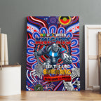 NAIDOC Week 2024 Knights Canvas Wall Art Mascot Rugby