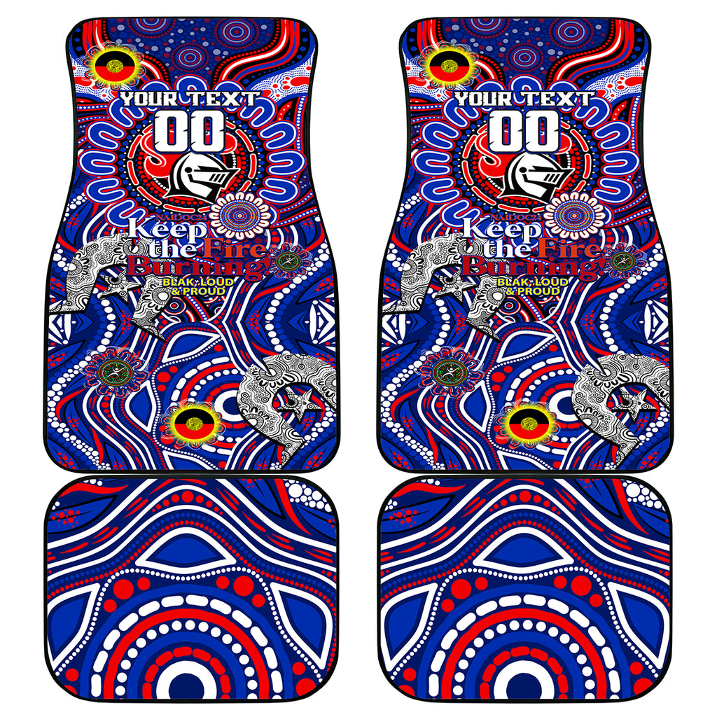 NAIDOC Week 2024 Knights Car Mats Mascot Rugby