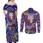 Custom NAIDOC Week 2024 Knights Couples Matching Off Shoulder Maxi Dress and Long Sleeve Button Shirt Mascot Rugby DT02