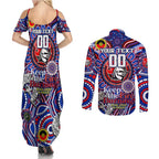 Custom NAIDOC Week 2024 Knights Couples Matching Summer Maxi Dress and Long Sleeve Button Shirt Mascot Rugby DT02