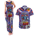 Custom NAIDOC Week 2024 Knights Couples Matching Tank Maxi Dress and Hawaiian Shirt Mascot Rugby DT02