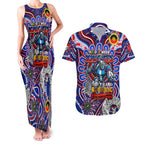 Custom NAIDOC Week 2024 Knights Couples Matching Tank Maxi Dress and Hawaiian Shirt Mascot Rugby DT02