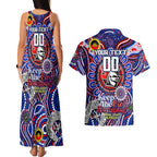 Custom NAIDOC Week 2024 Knights Couples Matching Tank Maxi Dress and Hawaiian Shirt Mascot Rugby DT02