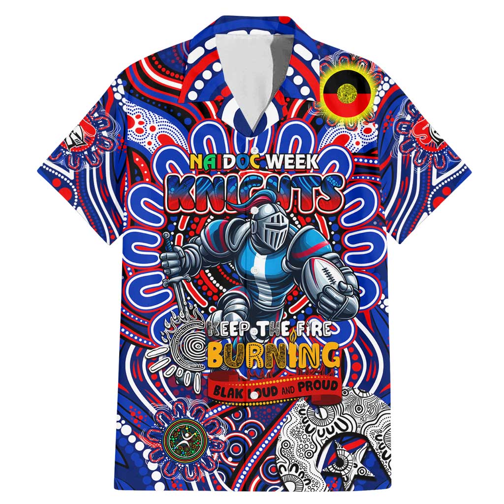 Custom NAIDOC Week 2024 Knights Family Matching Mermaid Dress and Hawaiian Shirt Mascot Rugby DT02