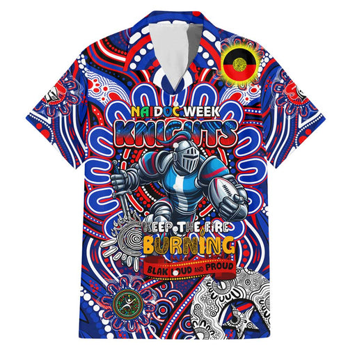 Custom NAIDOC Week 2024 Knights Family Matching Mermaid Dress and Hawaiian Shirt Mascot Rugby DT02