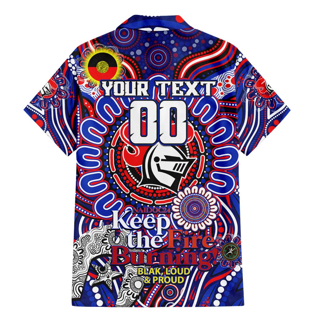Custom NAIDOC Week 2024 Knights Family Matching Mermaid Dress and Hawaiian Shirt Mascot Rugby DT02