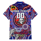 Custom NAIDOC Week 2024 Knights Family Matching Off Shoulder Maxi Dress and Hawaiian Shirt Mascot Rugby DT02