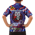 Custom NAIDOC Week 2024 Knights Family Matching Puletasi and Hawaiian Shirt Mascot Rugby DT02