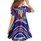 Custom NAIDOC Week 2024 Knights Family Matching Short Sleeve Bodycon Dress and Hawaiian Shirt Mascot Rugby DT02