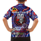 Custom NAIDOC Week 2024 Knights Family Matching Summer Maxi Dress and Hawaiian Shirt Mascot Rugby DT02