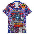 Custom NAIDOC Week 2024 Knights Family Matching Tank Maxi Dress and Hawaiian Shirt Mascot Rugby DT02