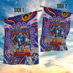 NAIDOC Week 2024 Knights Garden Flag Mascot Rugby