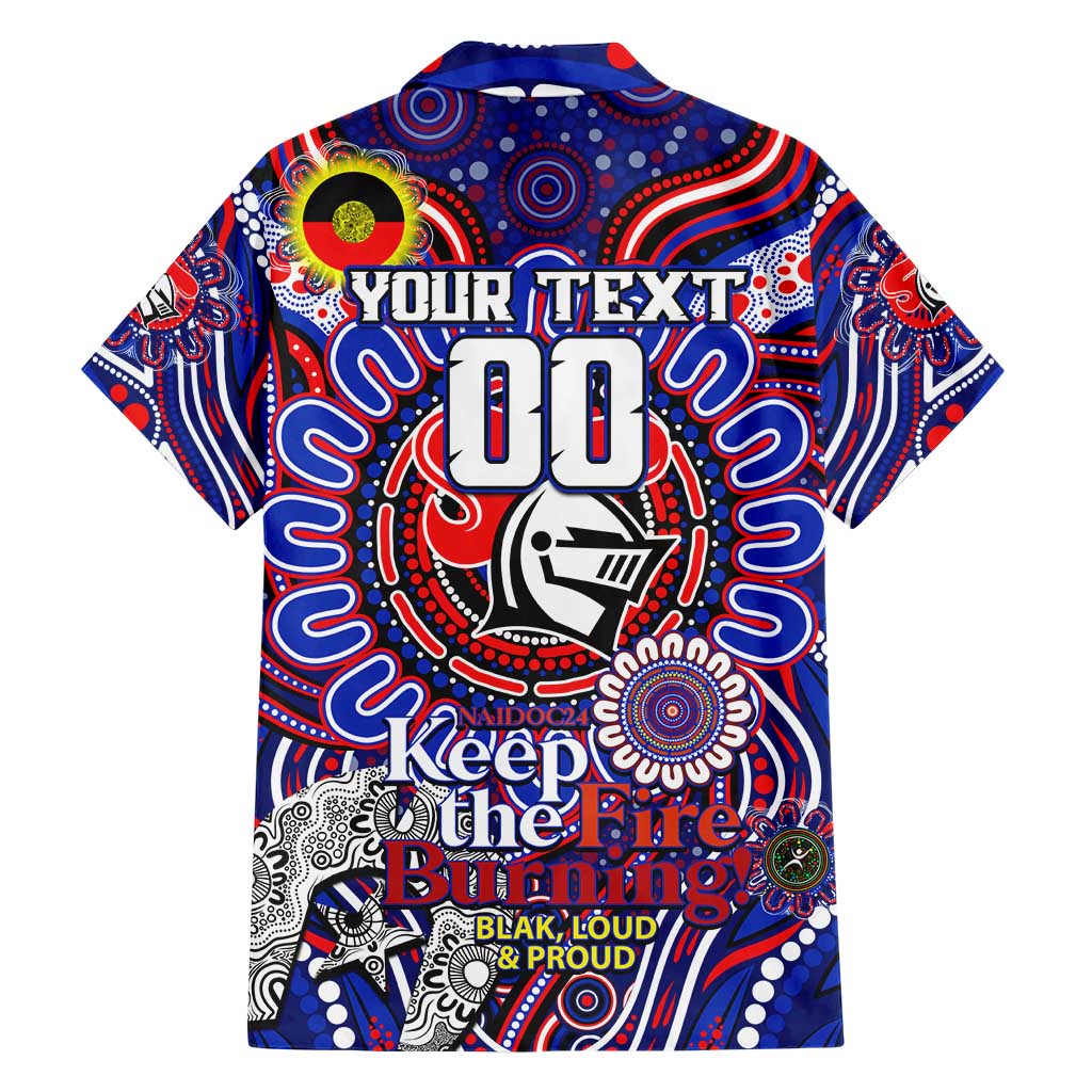 Custom NAIDOC Week 2024 Knights Hawaiian Shirt Mascot Rugby DT02