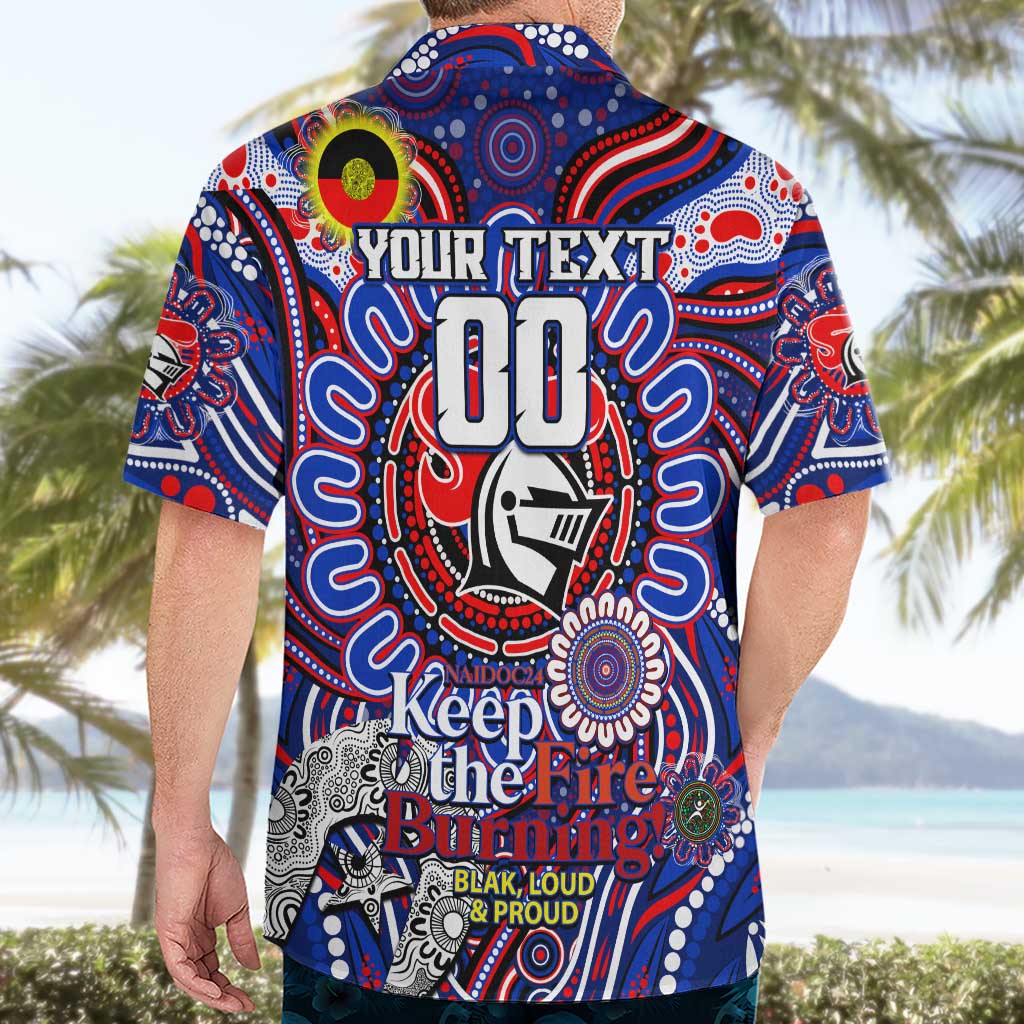 Custom NAIDOC Week 2024 Knights Hawaiian Shirt Mascot Rugby DT02