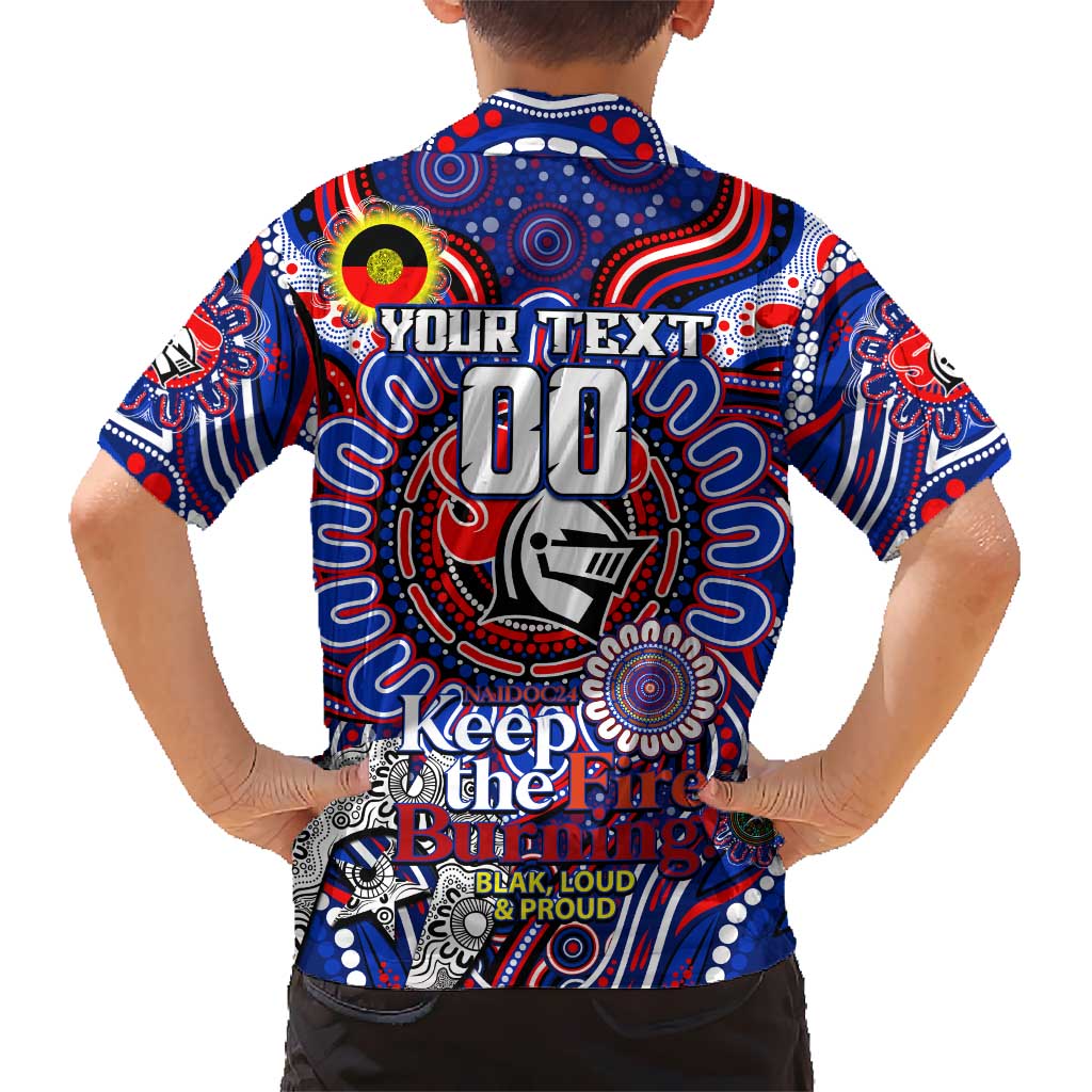 Custom NAIDOC Week 2024 Knights Hawaiian Shirt Mascot Rugby DT02