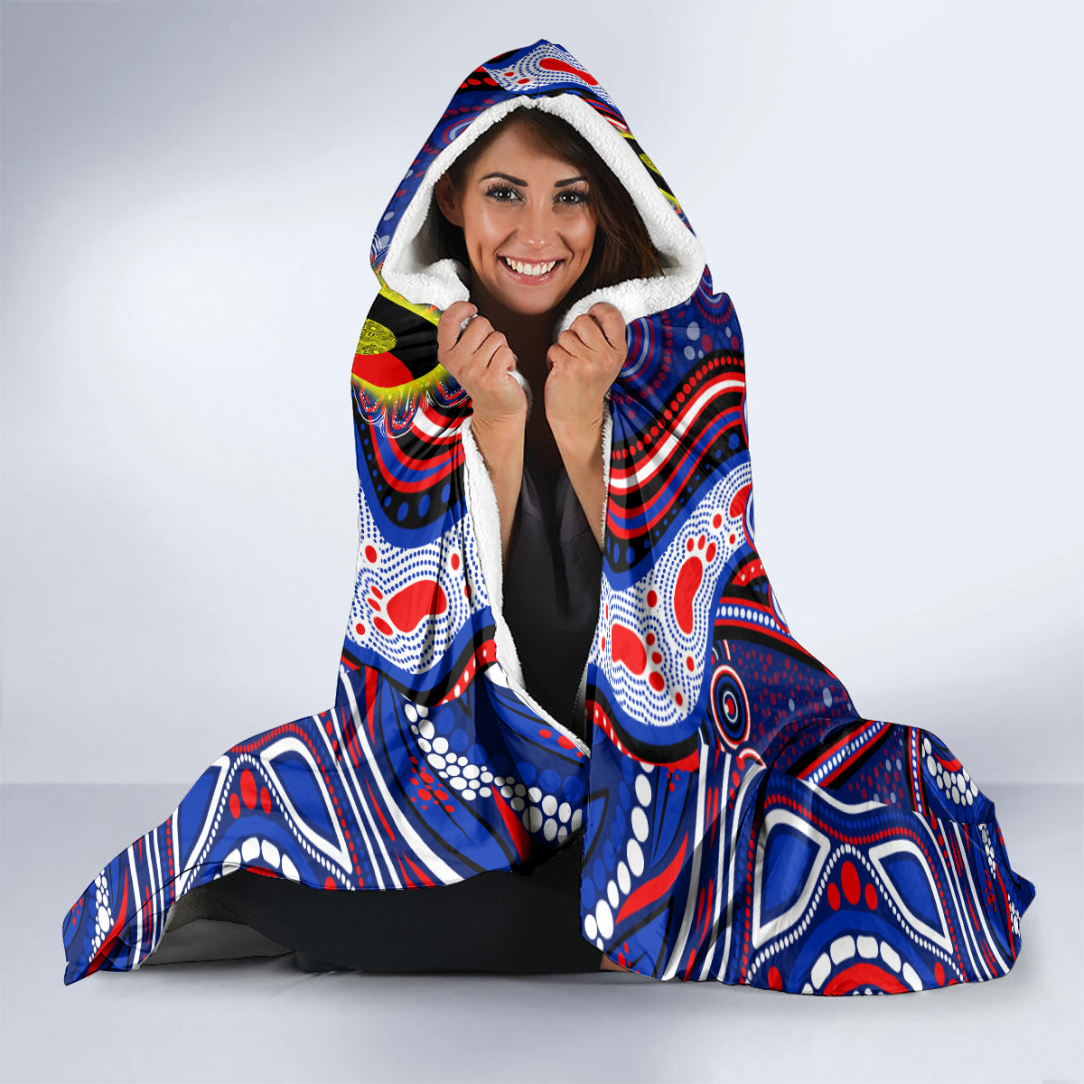 NAIDOC Week 2024 Knights Hooded Blanket Mascot Rugby