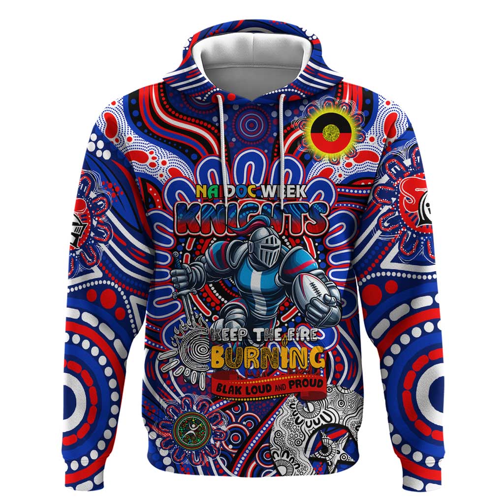 Custom NAIDOC Week 2024 Knights Hoodie Mascot Rugby DT02