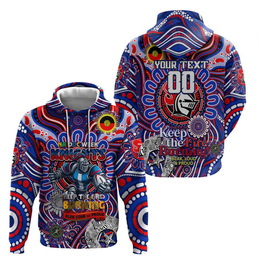 Custom NAIDOC Week 2024 Knights Hoodie Mascot Rugby DT02