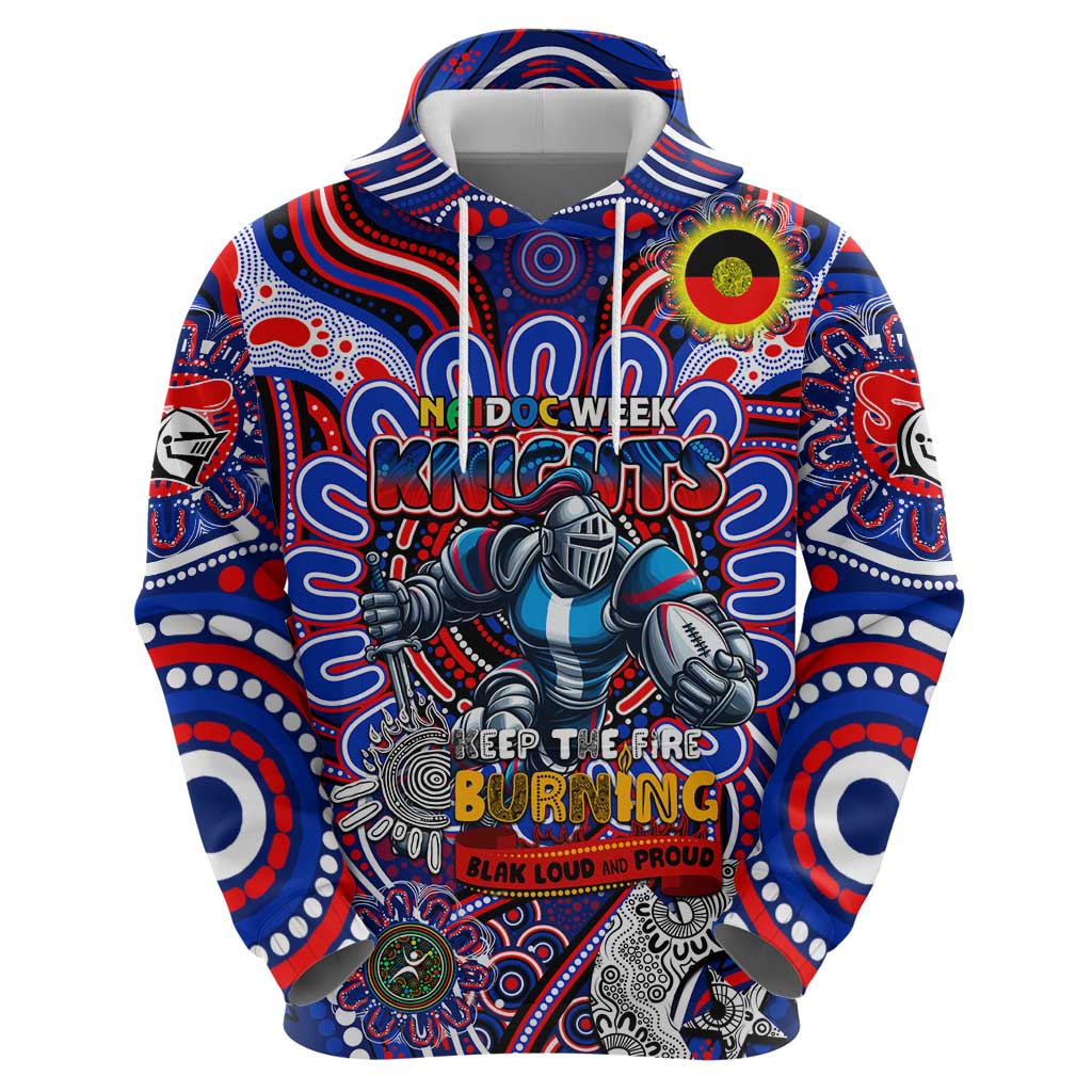 Custom NAIDOC Week 2024 Knights Hoodie Mascot Rugby DT02